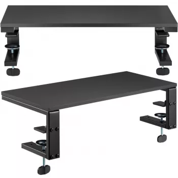 MOZOS Ergo Clamp Riser Monitor Laptop Stand Black 600x260mm