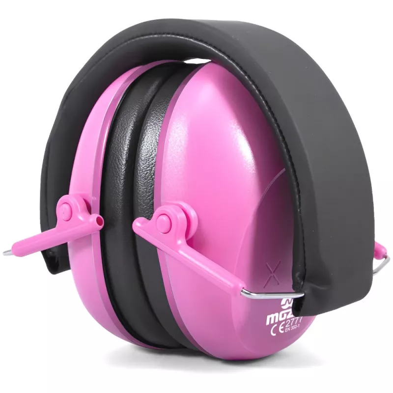 MOZOS KM-5 Pink Vaikiškos Klausos Apsauginės Ausinės