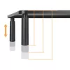 MOZOS SPM2 Dvigubo monitoriaus stovas 1000x230x120 mm Juodas