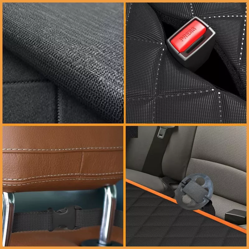 MOZOS SC-XL automobilio sėdynės apsauga šunims, juoda, 147x137 cm, Oxford 600D, vandeniui atspari, universali