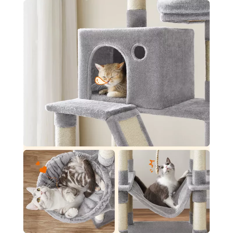 MOZOS Kitty Tree Large Cat Tree for Cats High 206 cm