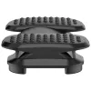 MOZOS FS6 Office Footrest Black Adjustable Ergonomic Foot Stool with Massage Nubs