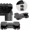 MOZOS FS6 Office Footrest Black Adjustable Ergonomic Foot Stool with Massage Nubs