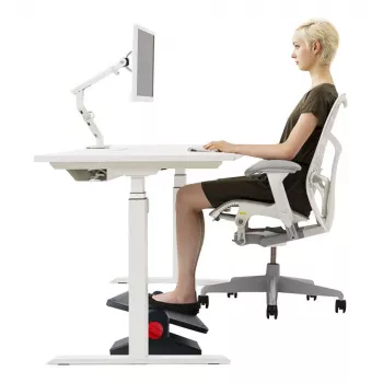 MOZOS FS7 Ergonomic pakojis biurui, reguliuojamas aukštis ir polinkis, juodas