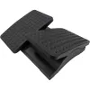 MOZOS FS8 Ergonomic Office Footrest - Adjustable Height & Tilt, Anti-Slip Massage Surface, Black