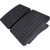 MOZOS FS8 Ergonomic Office Footrest - Adjustable Height & Tilt, Anti-Slip Massage Surface, Black