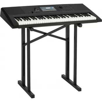 MOZOS KSX5 X-Type klaviatūros stovas skaitmeniniam pianinui, sintezatoriui, juodas