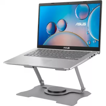 MOZOS N4-SV ergonominis nešiojamojo kompiuterio stovas sidabrinis