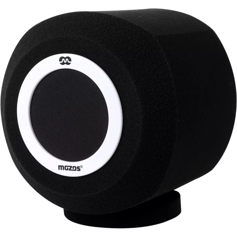 MOZOS PS-4 Sferinis putų mikrofono pop filtras vėjui Black