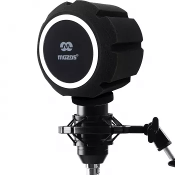 MOZOS PS-5 Sferinis putų popfiltras mikrofonui – juodas