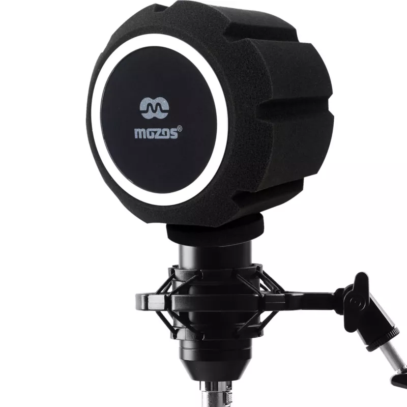 MOZOS PS-5 Sferinis putų popfiltras mikrofonui – juodas