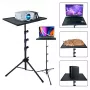 MOZOS PL2 Universal Tripod Stand for Projector, Laptop, Tablet, Black, 70-120 cm, 10 kg