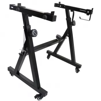MOZOS KSX6 X-Style Keyboard Stand with Wheels for Digital Piano