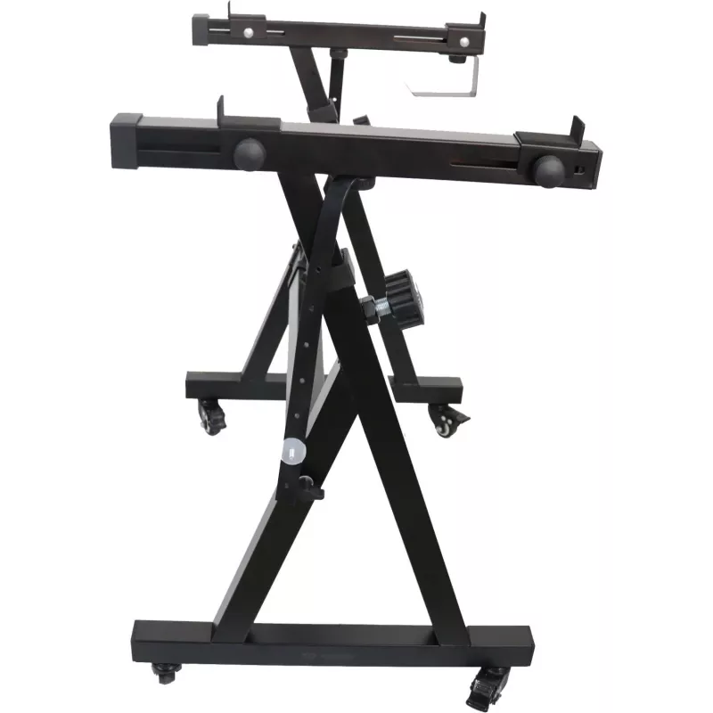 MOZOS KSX6 X-Style Keyboard Stand with Wheels for Digital Piano