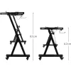 MOZOS KSX6 X-Style Keyboard Stand with Wheels for Digital Piano