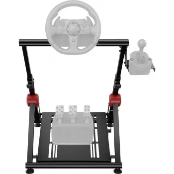 MOZOS SGS3 Lenktynių Vairo Stovas, skirtas Logitech G29/G920/G923/G27/G25, Thrustmaster, Fanatec – Sulankstomas Plieninis Kokpitas