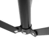 MOZOS PB02 Sulankstoma būgnininko kėdė / sostas, juoda, 280 mm sėdynė, 450-550 mm aukštis
