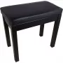 MOZOS PB03 Piano Bench – reguliuojamo aukščio, eko-oda, juoda