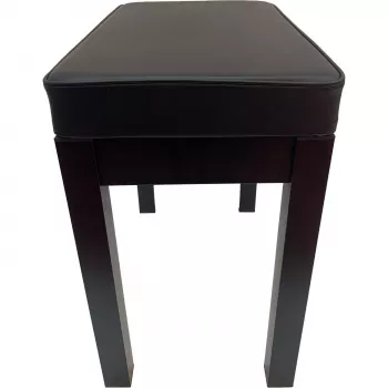 MOZOS PB03 Piano Bench – reguliuojamo aukščio, eko-oda, juoda