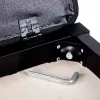 MOZOS PB03 Piano Bench – reguliuojamo aukščio, eko-oda, juoda