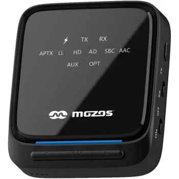 MOZOS B3 aptX HD Bluetooth 5.0 siųstuvas ir imtuvas su optiniu/AUX