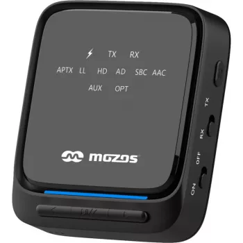 MOZOS B3 aptX HD Bluetooth 5.0 siųstuvas ir imtuvas su optiniu/AUX
