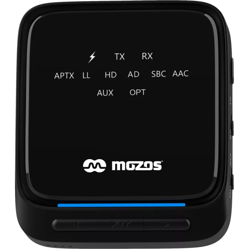 MOZOS B3 aptX HD Bluetooth 5.0 siųstuvas ir imtuvas su optiniu/AUX