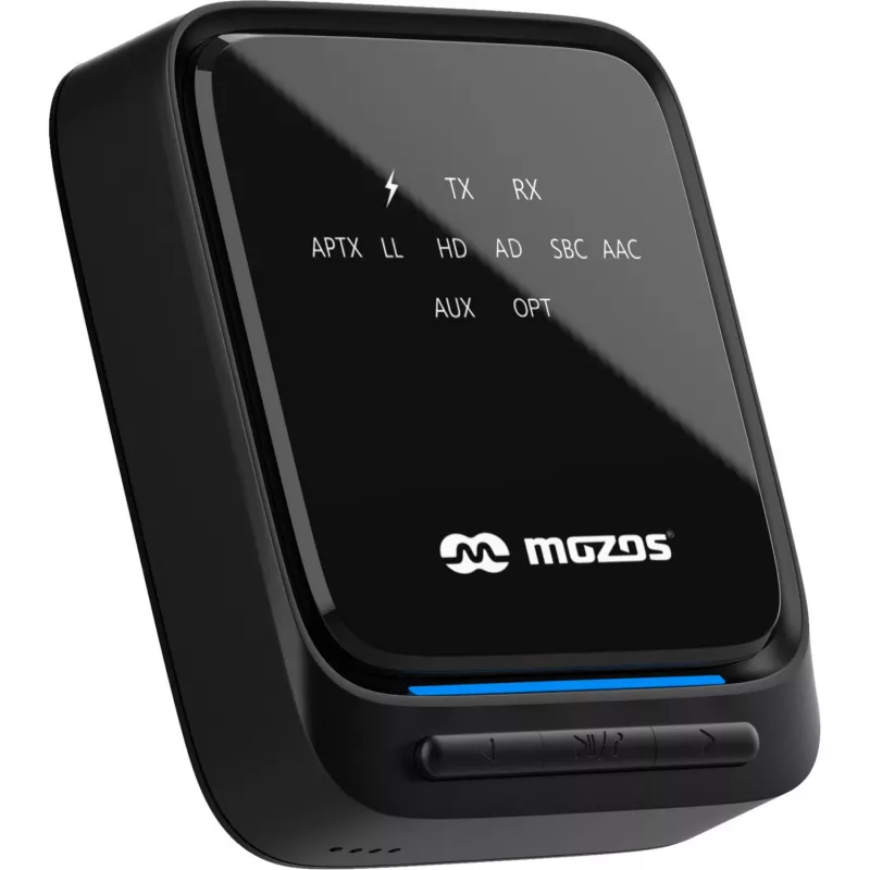 MOZOS B3 aptX HD Bluetooth 5.0 siųstuvas ir imtuvas su optiniu/AUX