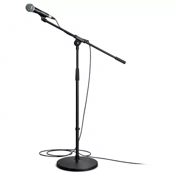 Grindinis mikrofoninis stovas MOZOS SM810 su trikoju ir boom'a