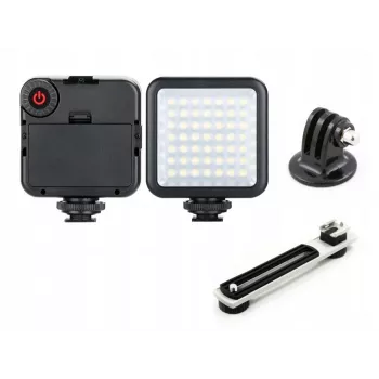 ULANZI SB5033 LED Video Light 49 Beads with Cold Shoe Rail for Camera/DSLR