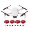 SUNNYLIFE 4x Motor Protectors for DJI Mavic Mini - Black ABS Plastic Snap-on Dustproof Scratch-resistant