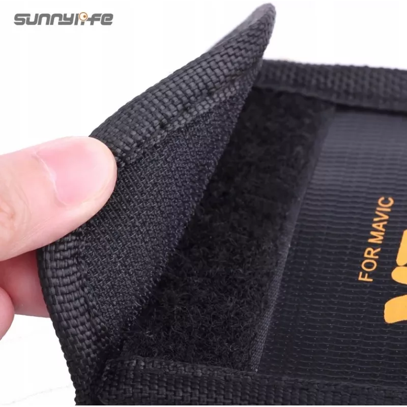 SUNNYLIFE Ugniai atsparus baterijų saugos maišelis, skirtas DJI Mavic Mini / Mini 2 / Mini SE - talpina 3 baterijas