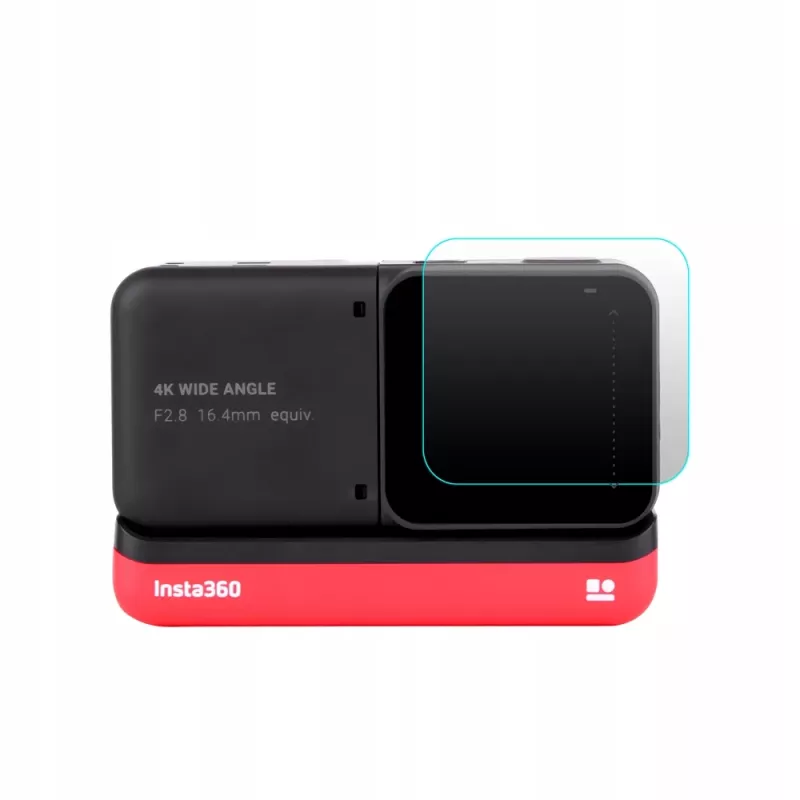 SUNNYLIFE 4x Grūdinto stiklo apsauginis ekranas, skirtas Insta360 One R 4K Edition LCD ekranui
