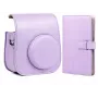 LOVEINSTANT 2-in-1 Case Set for Fuji Instax Mini 11 + Album Purple