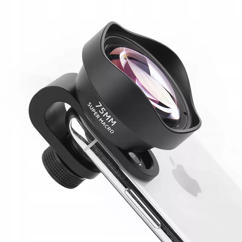 Ulanzi 75mm Super Macro objektyvas išmaniesiems telefonams - juodas