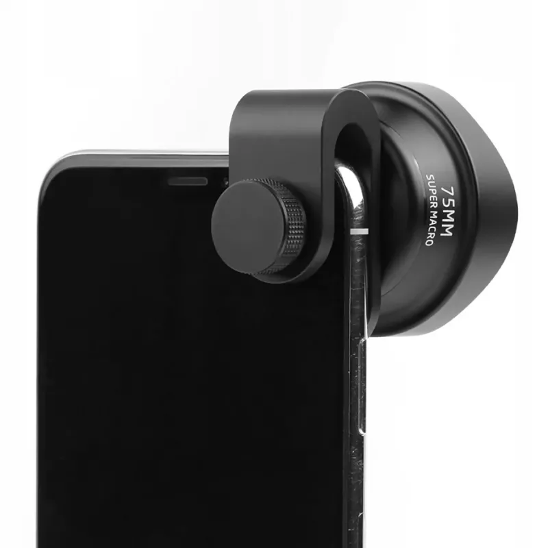 Ulanzi 75mm Super Macro objektyvas išmaniesiems telefonams - juodas