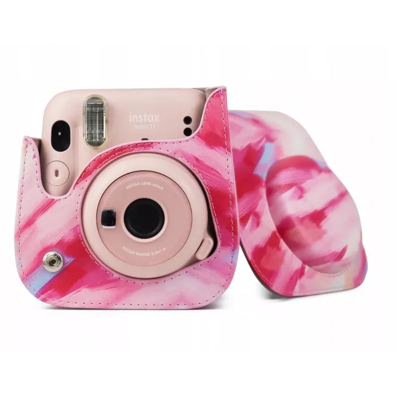 LOVEINSTANT Dėklas Fujifilm Instax Mini 11 - Brush Strokes raštas
