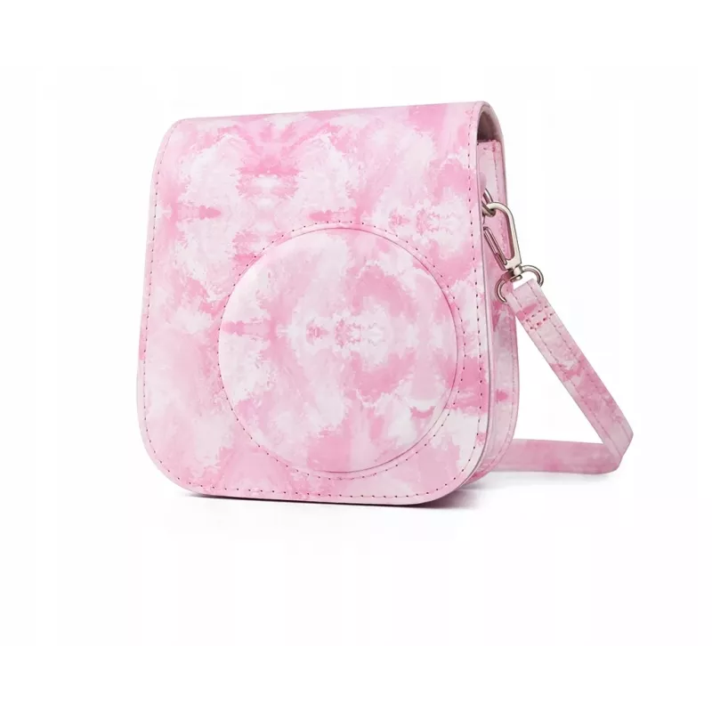 LOVEINSTANT Protective Case for Fujifilm Instax Mini 11 - Watercolor Pink Blurs