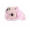 LOVEINSTANT Protective Case for Fujifilm Instax Mini 11 - Watercolor Pink Blurs
