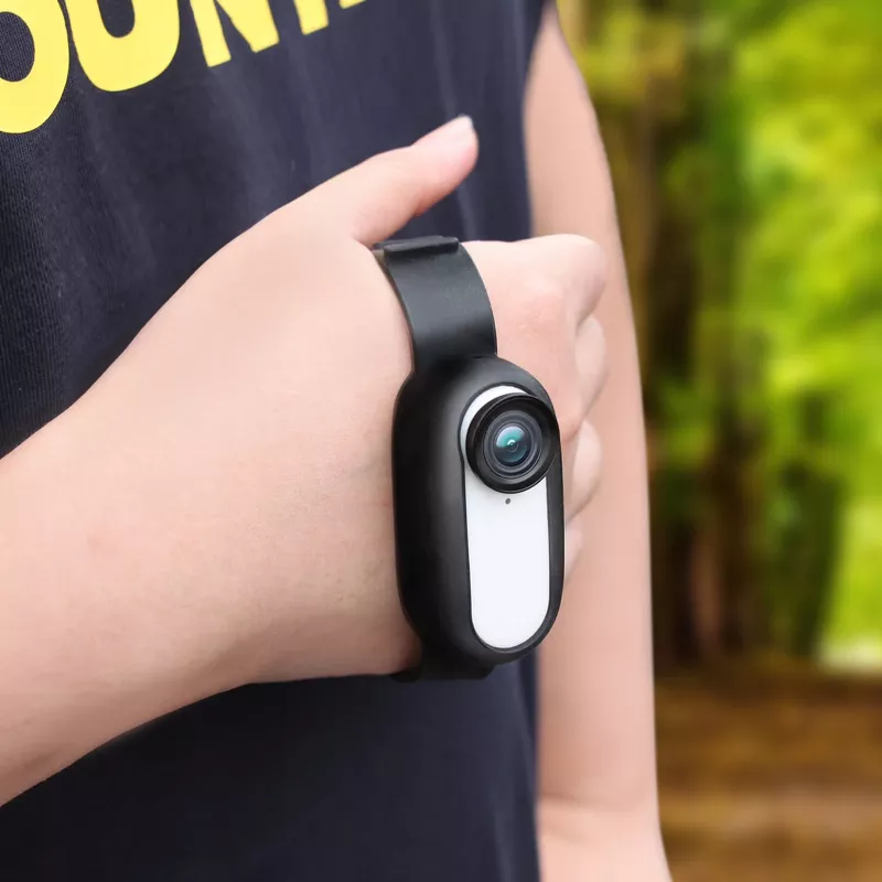 SUNNYLIFE Riešo juostos laikiklis, skirtas Insta360 Go 2 - Juoda