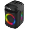 Tonsil Party Dance 800 nešiojamas Bluetooth vakarėlių garsiakalbis su karaoke, disko LED, 80W RMS, 2x8 inch žemų dažnių garsiakalbiais, juodas