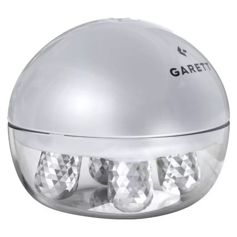 Garett Beauty Pretty Face + Glow Eye White - Daugiafunkcinis veido ir akių grožio prietaisas su LED terapija, valymu, masažu