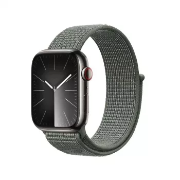 Crong Nylon Sport Band, skirtas Apple Watch 38/40/41/42 mm (Military Green)