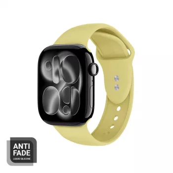 Crong Liquid – Dirželis, skirtas Apple Watch 38/40/41/42mm (Šiaudų spalva)