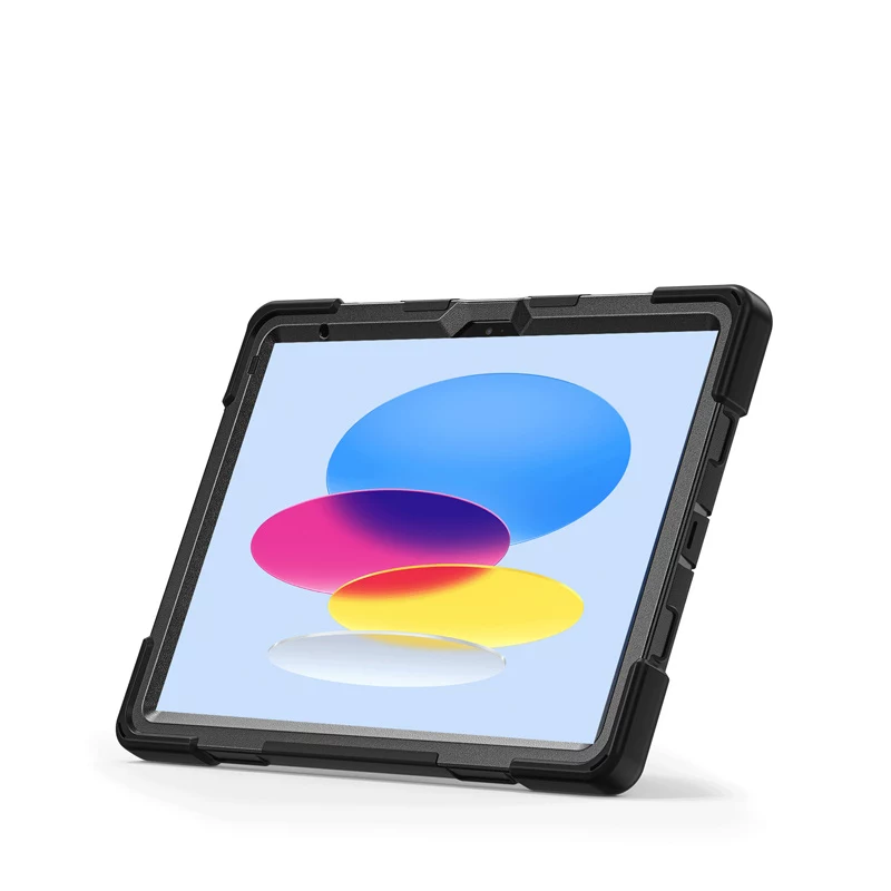 Crong Defender Plus dėklas iPad 11 A16 (2025) / 10.9 inch (2022) juodas