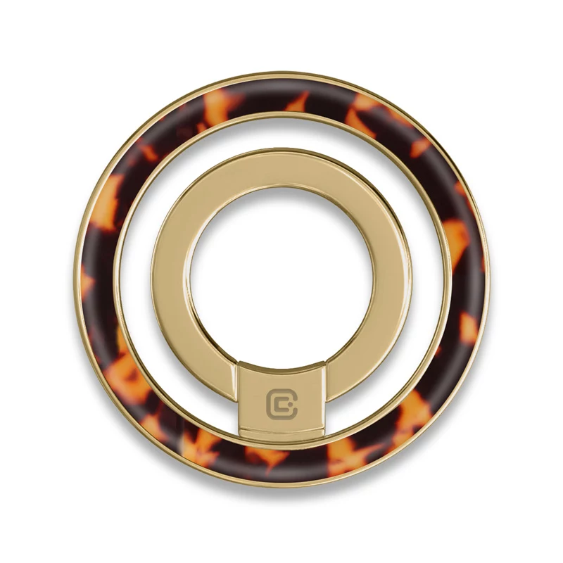 Crong Deluxe RING Holder - Magnetic Phone Ring Holder for MagSafe (Tortoise)