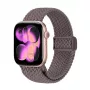Crong Wave Band Braided Nylon Strap for Apple Watch 38/40/41/42 mm Brown