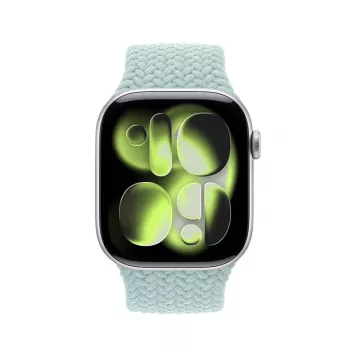 Crong Wave Band Braided Solo Loop Apple Watch 44/45/46/49 mm (Mėtų)