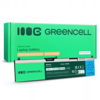 Greencell NYFJH-6C Laptop Battery for Dell Precision 15 7530 7540 7740, 97Wh, 11.4V, 8500mAh, Black