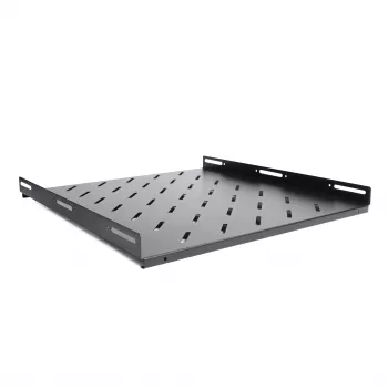 RACKTEL RL-P800S 1U 19-inch fiksuota lentyna gylis 800 mm, apkrova 80 kg, juoda